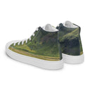 shoes - high top canvas-Explore: Scotland's Highland Hills High Top Canvas Shoes for Women-8-images on me