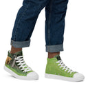 shoes - high top canvas-God's Creatures: Highland Cattle High Top Canvas Shoes for Men-12-images on me