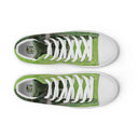 shoes - high top canvas-God's Creatures: Highland Cattle High Top Canvas Shoes for Men-7-images on me