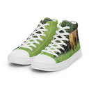 shoes - high top canvas-God's Creatures: Highland Cattle High Top Canvas Shoes for Women-5-images on me