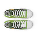 shoes - high top canvas-God's Creatures: Highland Cattle High Top Canvas Shoes for Women-7-images on me