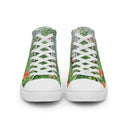 Nature: Loch Ness Poppies High Top Canvas Shoes for Men - images on me