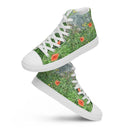 shoes - high top canvas-Nature: Loch Ness Poppies High Top Canvas Shoes for Women-1-images on me