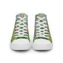 shoes - high top canvas-Nature: Loch Ness Poppies High Top Canvas Shoes for Women-15-images on me