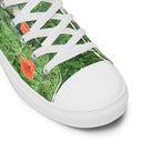 shoes - high top canvas-Nature: Loch Ness Poppies High Top Canvas Shoes for Women-17-images on me