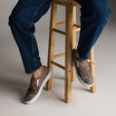 shoes - slip-on canvas-Nature: Autumn in Georgia Slip-on Canvas Shoes for Men-8-images on me