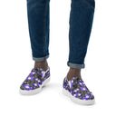 shoes - slip-on canvas-Nature: Irish Noble's Castle Lobelias Slip-on Canvas Shoes for Men-11-images on me