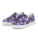 shoes - slip-on canvas-Nature: Irish Noble's Castle Lobelias Slip-on Canvas Shoes for Men-2-images on me