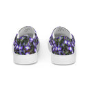 shoes - slip-on canvas-Nature: Irish Noble's Castle Lobelias Slip-on Canvas Shoes for Men-3-images on me