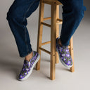 shoes - slip-on canvas-Nature: Irish Noble's Castle Lobelias Slip-on Canvas Shoes for Men-6-images on me