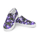 shoes - slip-on canvas-Nature: Irish Noble's Castle Lobelias Slip-on Canvas Shoes for Women-10-images on me