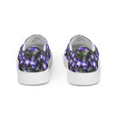 shoes - slip-on canvas-Nature: Irish Noble's Castle Lobelias Slip-on Canvas Shoes for Women-4-images on me