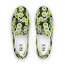 shoes - slip-on canvas-Nature: Victoria Island Petunias Slip-on Canvas Shoes for Men-1-images on me