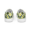 shoes - slip-on canvas-Nature: Victoria Island Petunias Slip-on Canvas Shoes for Men-2-images on me