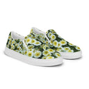 shoes - slip-on canvas-Nature: Victoria Island Petunias Slip-on Canvas Shoes for Men-5-images on me