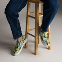shoes - slip-on canvas-Nature: Victoria Island Petunias Slip-on Canvas Shoes for Men-8-images on me