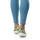 shoes - slip-on canvas-Nature: Victoria Island Petunias Slip-on Canvas Shoes for Women-11-images on me