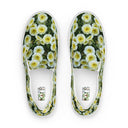 shoes - slip-on canvas-Nature: Victoria Island Petunias Slip-on Canvas Shoes for Women-2-images on me