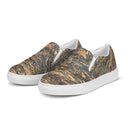 shoes - slip-on canvas-Vibe: Cliffs of Moher Nature's Pattern Slip-on Canvas Shoes for Men-2-images on me