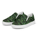 shoes - slip-on canvas-Vibe: Historic Scottish Highland Castle Garden Hedge Slip-on Canvas Shoes for Men-2-images on me