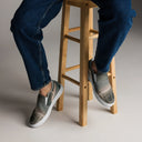 Vibe: Spiritual Incense Slip - on Canvas Shoes for Men - images on me