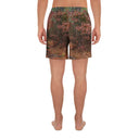 shorts - athletic (long)-Explore: Autumn in Georgia Unisex Athletic Long Shorts-5-images on me