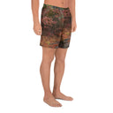 shorts - athletic (long)-Explore: Autumn in Georgia Unisex Athletic Long Shorts-7-images on me