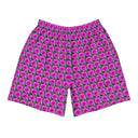 shorts - athletic (long)-Nature: Victoria Island Dahlia Unisex Athletic Long Shorts-1-images on me