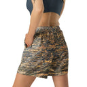 shorts - athletic (long)-Vibe: Cliffs of Moher Nature's Pattern Athletic Long Shorts-10-images on me
