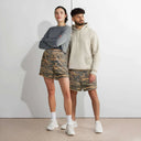 shorts - athletic (long)-Vibe: Cliffs of Moher Nature's Pattern Athletic Long Shorts-3-images on me