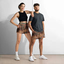 shorts - athletic (short)-Explore: Autumn in Georgia Unisex Athletic Shorts-2-images on me
