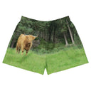 shorts - athletic (short)-God's Creatures: Highland Cattle Unisex Athletic Shorts-1-images on me