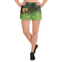 God's Creatures: Highland Cattle Unisex Athletic Shorts - images on me