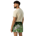 shorts - athletic (short)-Nature: Historic Scottish Highland Castle Garden Flowers Unisex Athletic Shorts-11-images on me