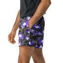 Nature: Irish Noble's Castle Lobelias Unisex Athletic Shorts - images on me
