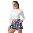 Nature: Irish Noble's Castle Lobelias Unisex Athletic Shorts - images on me