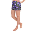 Nature: Irish Noble's Castle Lobelias Unisex Athletic Shorts - images on me