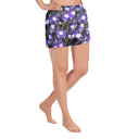 Nature: Irish Noble's Castle Lobelias Unisex Athletic Shorts - images on me
