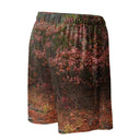 shorts - mesh (long)-Explore: Autumn in Georgia Unisex Mesh Shorts-2-images on me