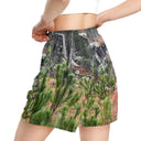 shorts - mesh (long)-Explore: Georgia's Granite Sentinel Unisex Mesh Shorts-7-images on me