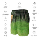 shorts - mesh (long)-God's Creatures: Highland Cattle Unisex Mesh Shorts-11-images on me