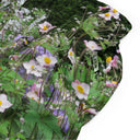 shorts - mesh (long)-Nature: Historic Scottish Highland Castle Garden Flowers Unisex Mesh Shorts-7-images on me