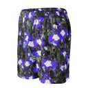 shorts - mesh (long)-Nature: Irish Noble's Castle Lobelias Unisex Mesh Shorts-1-images on me