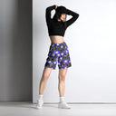 Nature: Irish Noble's Castle Lobelias Unisex Mesh Shorts - images on me