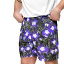 Nature: Irish Noble's Castle Lobelias Unisex Mesh Shorts - images on me