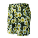 shorts - mesh (long)-Nature: Victoria Island Petunias Unisex Mesh Shorts-1-images on me