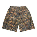 shorts - mesh (long)-Vibe: Cliffs of Moher Nature's Pattern Unisex Mesh Shorts-5-images on me