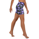 shorts - yoga-Nature: Irish Noble's Castle Lobelias Yoga Shorts-1-images on me