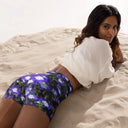 shorts - yoga-Nature: Irish Noble's Castle Lobelias Yoga Shorts-9-images on me
