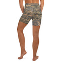 shorts - yoga-Vibe: Cliffs of Moher Nature's Pattern Yoga Shorts-5-images on me